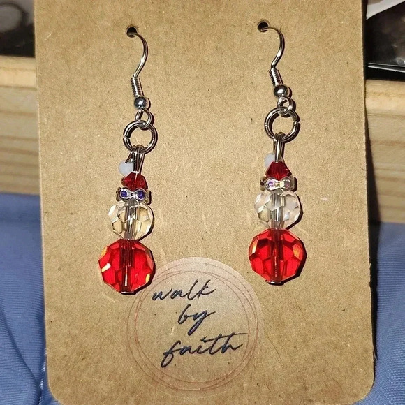 Handcrafted Christmas Earrings Nickle Free!!!! - Picture 6 of 7